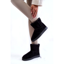 Bottes de neige noire isolées pour femmes le noir 1