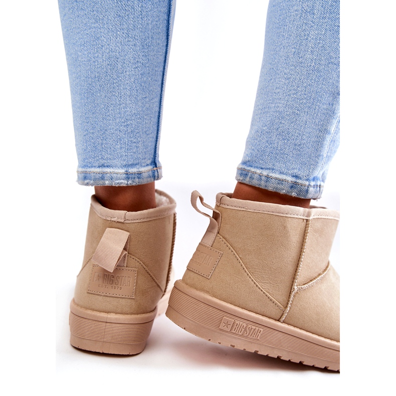 Bottes de neige isolées femme Big Star KK274290 Beige 2