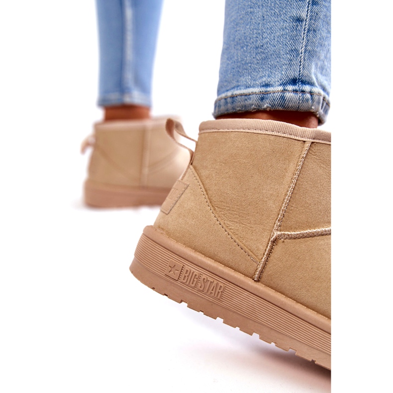 Bottes de neige isolées femme Big Star KK274290 Beige 3
