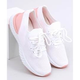 Chaussures de sport blanches BL164P L.PINK 1