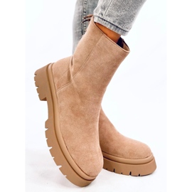 Bottes en daim Bobbie L.KHAKI beige 2