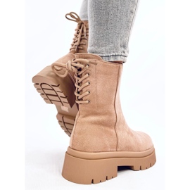 Bottes en daim Bobbie L.KHAKI beige 3