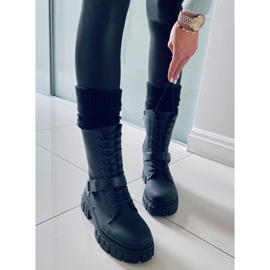 BM Kieran Bottines plates à lacets noires 2