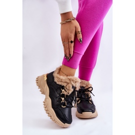 PM1 Chaussures de sport isolées pour femme à lacets Noir Beige Kerberos 1