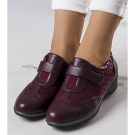 BM Brogues marron d'Ettes rouge 1