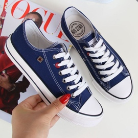 Chaussures, baskets Big Star W T274021 INT343 bleu marin 1