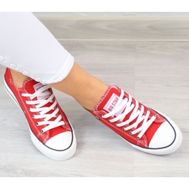 Chaussures, baskets Big Star W T274020 INT510 rouge 2