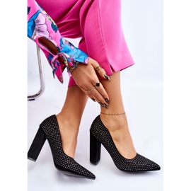 Escarpins En Daim Avec Clous Décoratifs Doris Noirs le noir 6