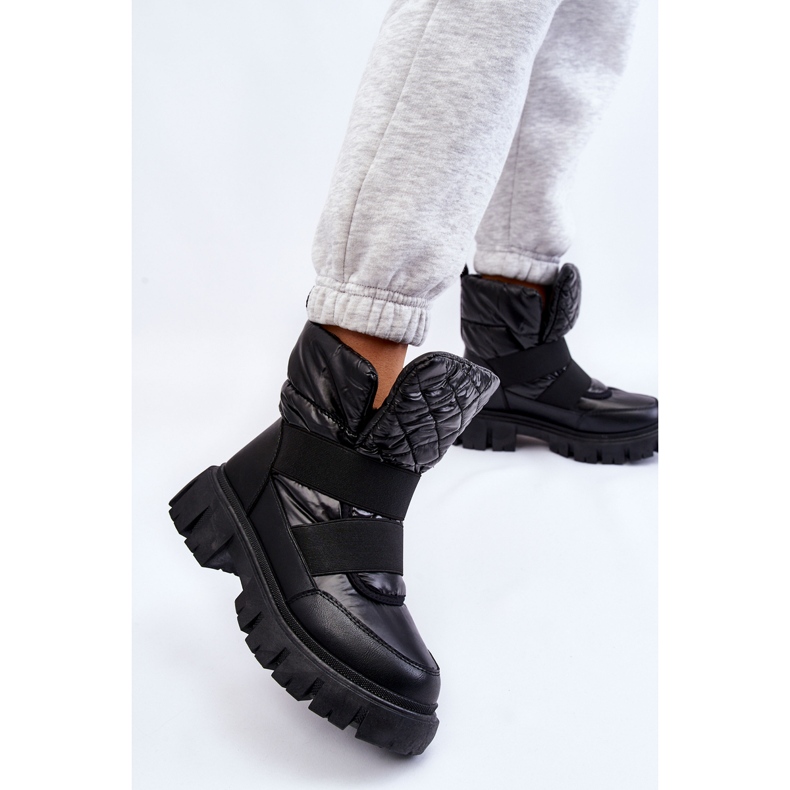 Bottes pour femmes avec réchauffement noir Feritos 2