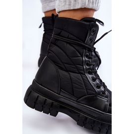 PA1 Bottes pour femmes à lacets chauffants Noir Ariadna le noir 8