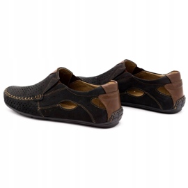 Olivier Mocassin homme noir 901 chaussures d'été le noir 2