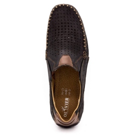 Olivier Mocassin homme noir 901 chaussures d'été le noir 3