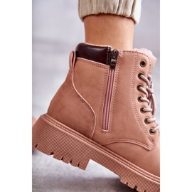 News Bottes chaudes en cuir Rose Felizia Trappers 3 News Bottes chaudes en cuir Rose Felizia Trappers 3
