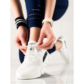 Baskets Femme Ajourées Big Star JJ274271 blanc 2