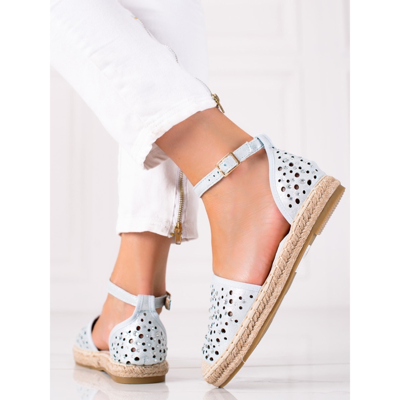 T.Sokolski Espadrilles Avec Cristaux bleu 1 T.Sokolski Espadrilles Avec Cristaux bleu 1