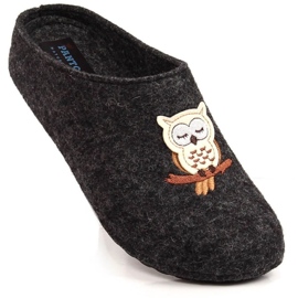 Chaussons en feutre Panto Fino W KK267023 INT1797B gris 1