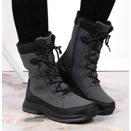 DC Bottes de neige imperméables Dk W 2105 DK61C le noir gris 2