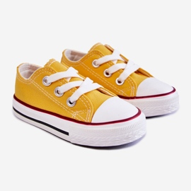 Baskets classiques jaunes Filemon pour enfants 1
