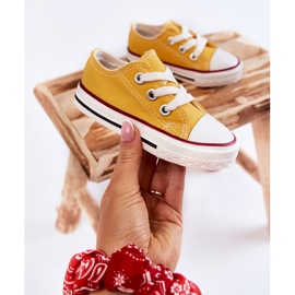 Baskets classiques jaunes Filemon pour enfants 4