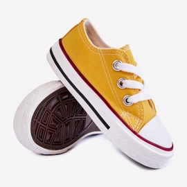 Baskets classiques jaunes Filemon pour enfants 2