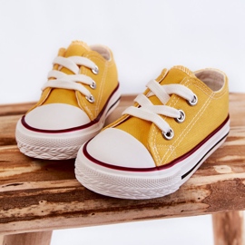 Baskets classiques jaunes Filemon pour enfants 5