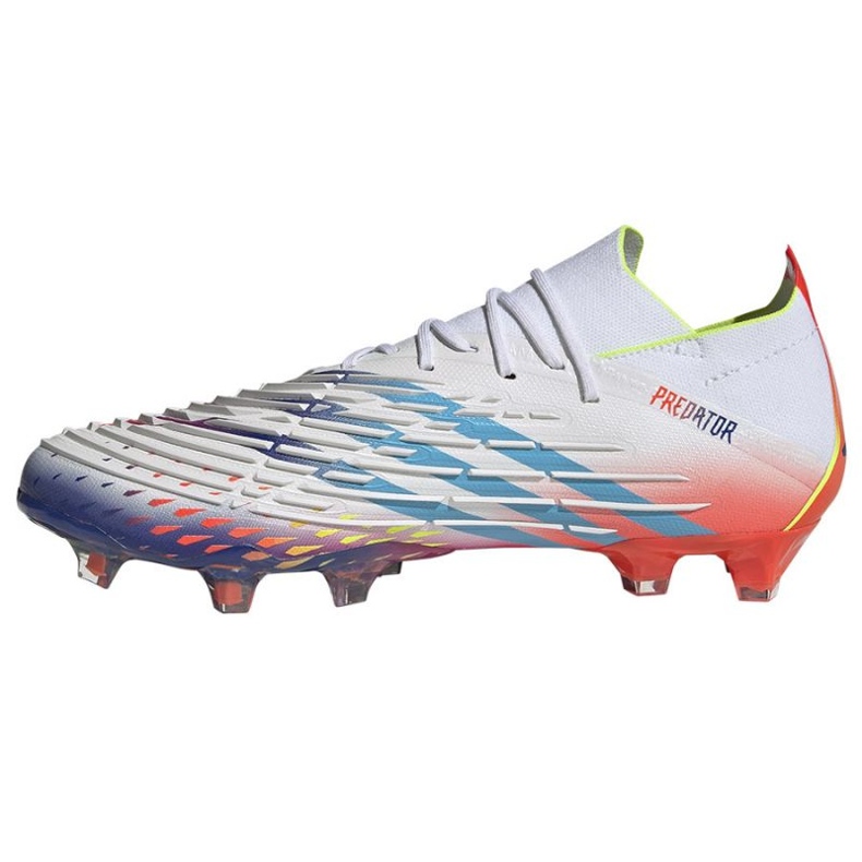 Adidas Predator Edge.1 L Fg M GW1022 chaussures de football blanc, mélange de couleurs blanche 1 Adidas Predator Edge.1 L Fg M GW1022 chaussures de football blanc, mélange de couleurs blanche 1