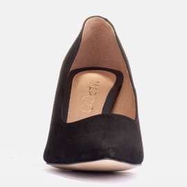 Marco Shoes Escarpins en daim le noir 2