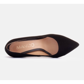 Marco Shoes Escarpins en daim le noir 4