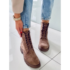 BM Travailleurs à lacets Turner Khaki brun 2