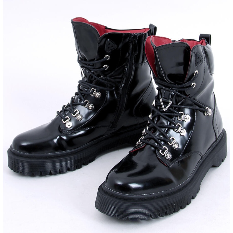 PA1 Bottines lacées Kari Black noir 1