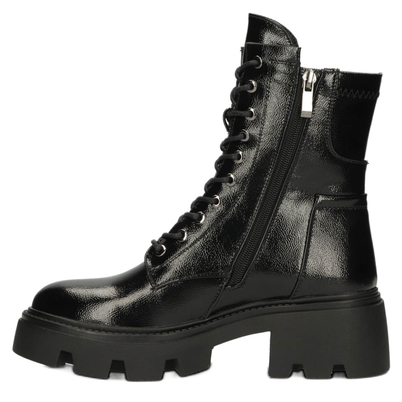 Boots isolés brillants des femmes Filippo DBT4095 Black le noir 2