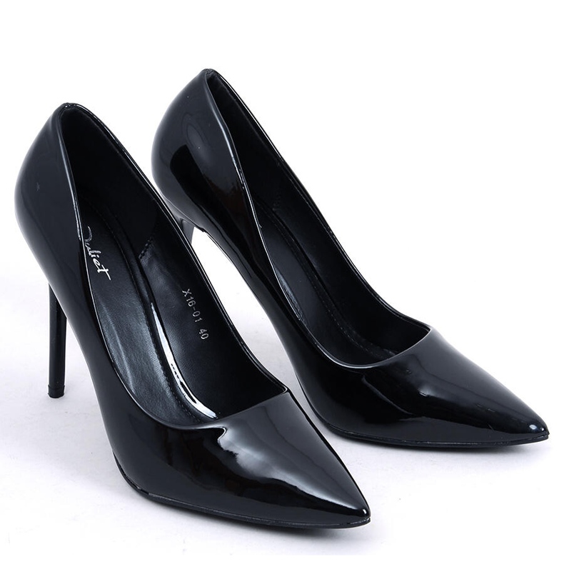 PA1 Escarpins femme laqués Rutina Noir 1