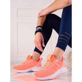 TRENDI Chaussures de sport textiles orange 1