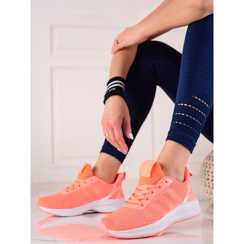 TRENDI Chaussures de sport textiles orange 1