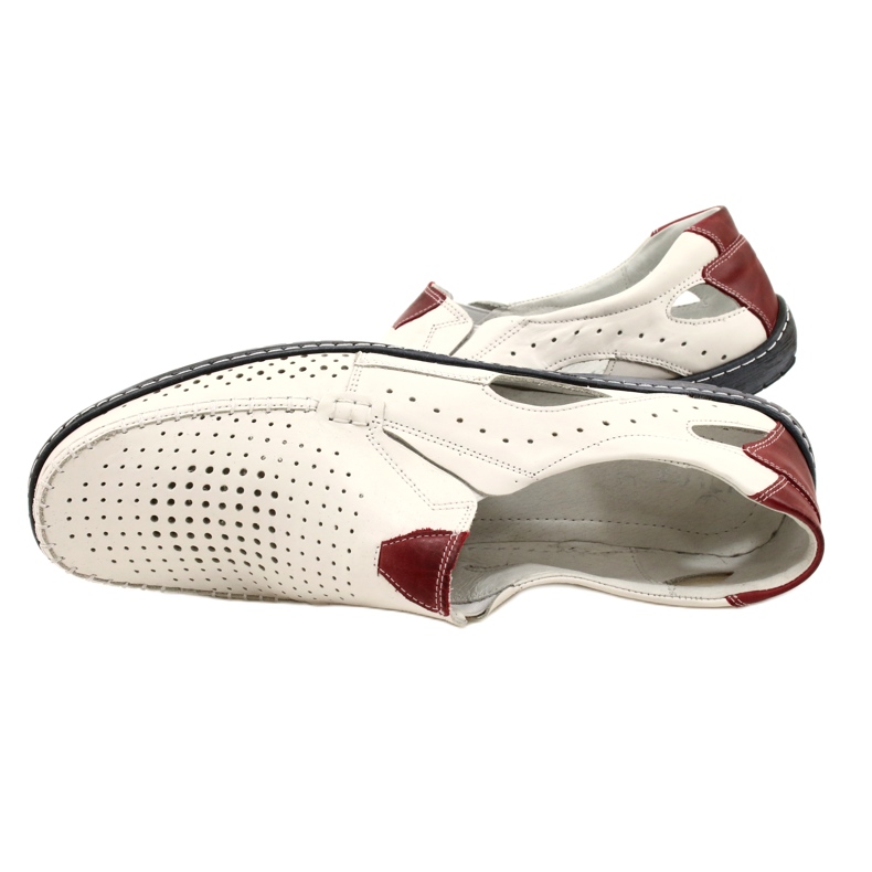 Olivier Mocassins homme cuir blanc 901 chaussures d'été blanche 5 Olivier Mocassins homme cuir blanc 901 chaussures d'été blanche 5