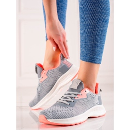 TRENDI Chaussures de sport nouées gris 2 TRENDI Chaussures de sport nouées gris 2