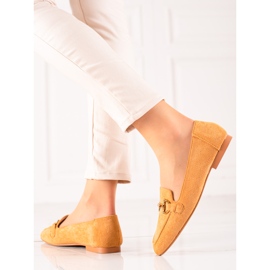 Lovit Mocassins en daim élégants brun 3