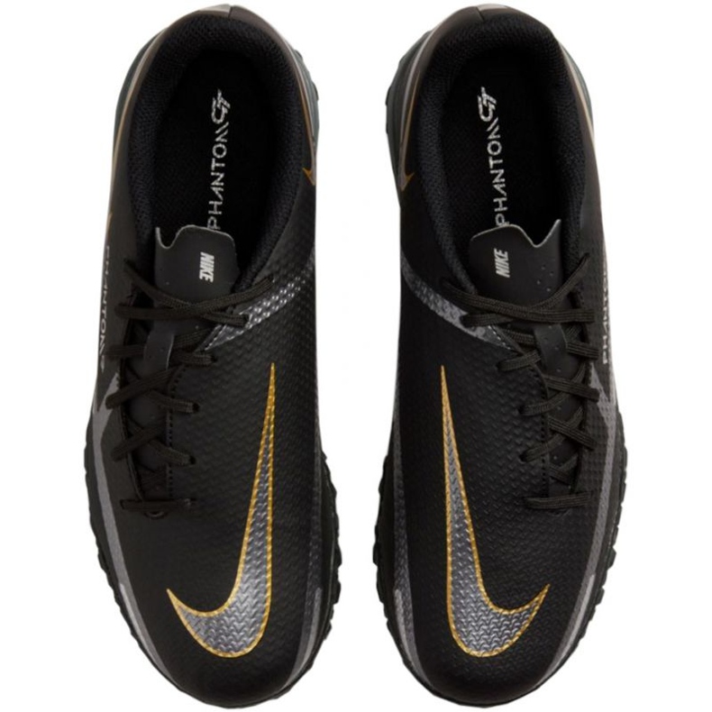 Chaussures de football Nike Phantom GT2 Academy Tf Jr DC0817 007 noir noir 1