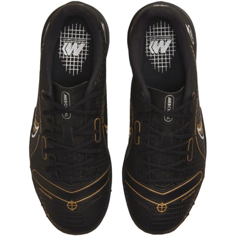 Chaussures de football Nike Mercurial Vapor 14 Academy Tf Jr DJ2863 007 le noir le noir 1