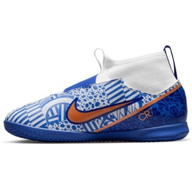 Nike Mercurial Zoom Superfly 9 Academy CR7 Ic Jr DQ5328 182 chaussures de football bleu bleu 1