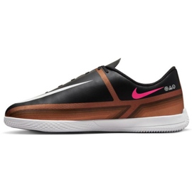 Chaussures de football Nike Phantom GT2 Club Qatar IC Jr DR6060 810 marron noir beiges et marrons 1