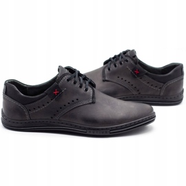 Polbut Chaussures décontractées grises pour hommes 402 4