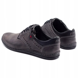 Polbut Chaussures décontractées grises pour hommes 402 5