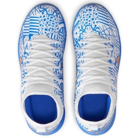 Nike Zoom Mercurial Superfly 9 CR7 Tf Jr DQ5330 182 chaussures de football multicolore bleu 3