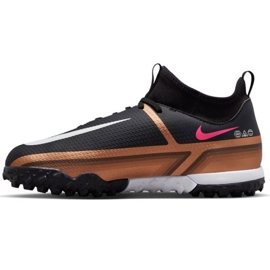 Chaussures de football Nike Phantom GT2 Academy Qatar Dynamic Fit Tf Jr DR6061 810 marron noir beiges et marrons 1 Chaussures de football Nike Phantom GT2 Academy Qatar Dynamic Fit Tf Jr DR6061 810 marron noir beiges et marrons 1