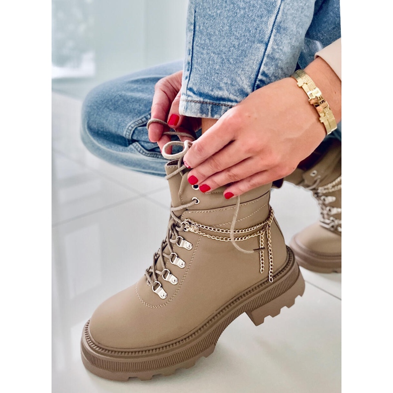 PA1 Bottes trappeur abricot Hudson beige 2 PA1 Bottes trappeur abricot Hudson beige 2