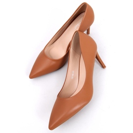 PA1 Escarpins classiques Shannon Camel brun 1