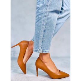 PA1 Escarpins classiques Shannon Camel brun 5
