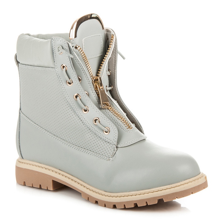 Vices Trappeurs fermés par une fermeture éclair gris 1