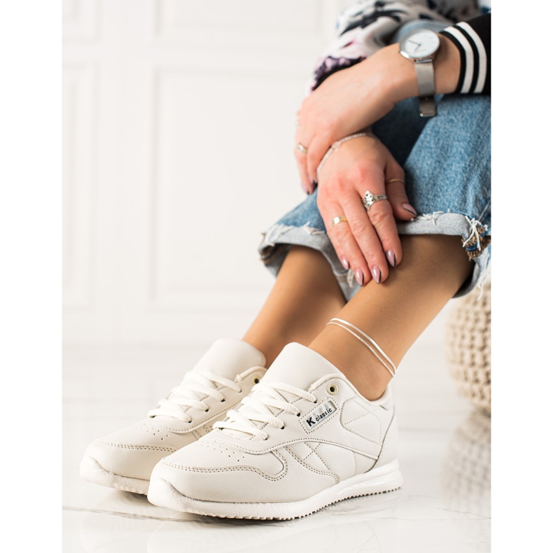 TRENDI Chaussures de sport classiques beige 1